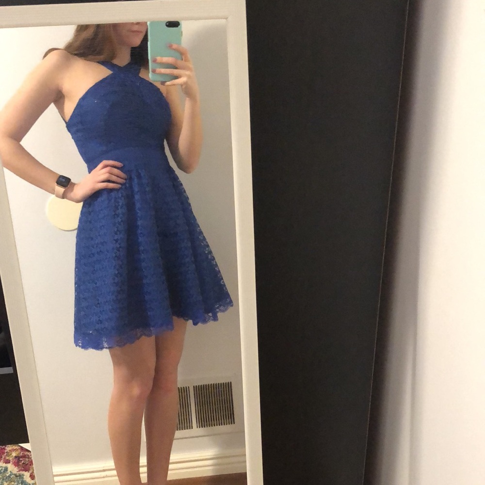 Blue dress